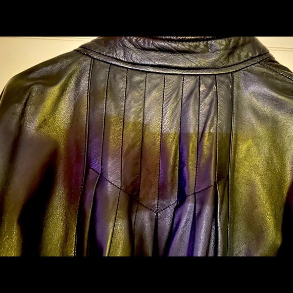 Maxi Length soft Leather Coat - Picture 4 of 8